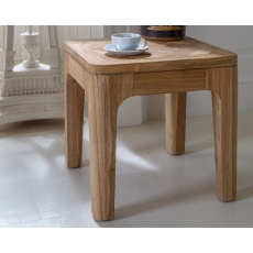 Arch Lamp Table in Recycled Teak - Natural Deep Rustic Finish (New 2024)