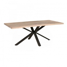 Modena Table with Spider Legs 150/95cm Natural Oiled (New 2024)