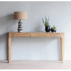 Arch Console Table in Recycled Teak - Natural Deep Rustic Finish (New 2024)
