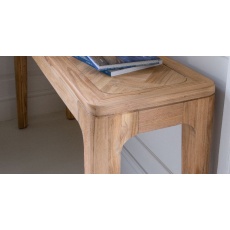 Toba - Arch Console Table in Recycled Teak - Natural Rustic Finish