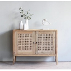 Toba- Arch 2 Door Sideboard in Recycled Teak in - Natural Rustic Finish