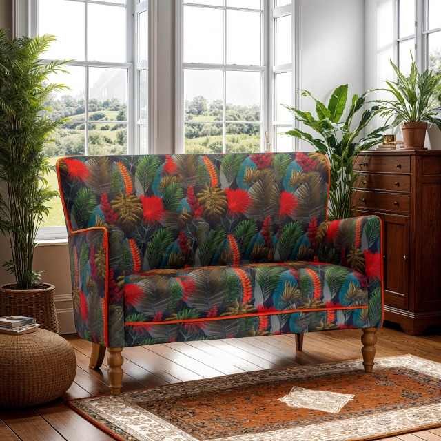 vintage Howden 2-Seater Fast Track (Tropical Leaf - Toucan) - Fast Track