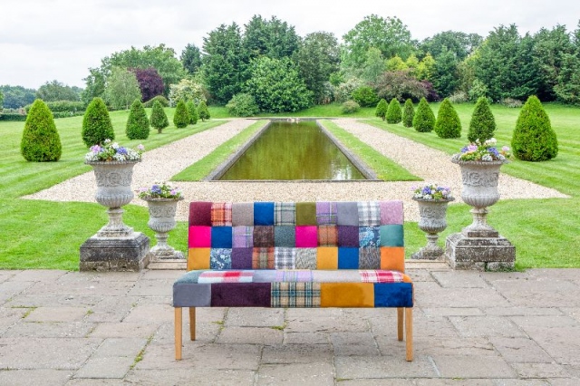 Carlton Colin Patchwork Bench