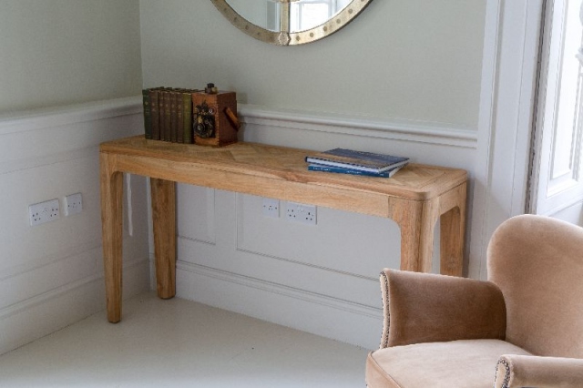 Carlton Toba - Arch Console Table in Recycled Teak - Natural Rustic Finish (New 2024)