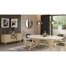 Carlton Morgan Oval Dinning Table Bianco Oak - Sintered Stone Top (New 2024)