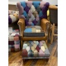 Kensington Mini Pullout Patchwork Stool - Fast Track