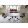 Carlton Verona Extending Butterfly Table Concrete Melamine Finish (New 2024) Ext 210cm