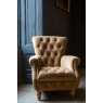 vintage Westminster Armchair in Butterscotch Velvet Grade 1 (New 2024)