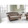 vintage Haworth 2 Seater Sofa in Hunting Lodge Tweed with Medium Oak Legs (New 2024) - Fast Track