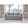 vintage Ronnie 2 Seater Sofa in Khaki Linen Fabric (New 2024)