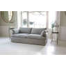 vintage Ronnie 2 Seater Sofa in Khaki Linen Fabric (New 2024)