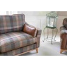 vintage Whitwell 2 Seater Sofa in Malham Green Wool & Tan Leather - Fast Track