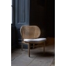 Carlton Jasper Chair with Rattan Back (New 2024) in Natural Linen Upholstery