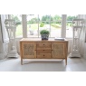 Carlton Arch Sideboard in Recycled Teak with 2 Doors & 3 Drawers - Natural Deep Rustic Finish (New 2024)