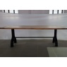 Carlton Sleeper Wood Monks Leg Table with Metal Legs - 240cm (New 2024)